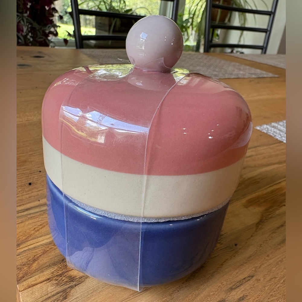 Opalhouse Colorful Ceramic Canister with Lid, NWT